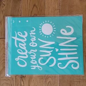 NEW Chalk Couture Transfer Create Your Own Sunshine